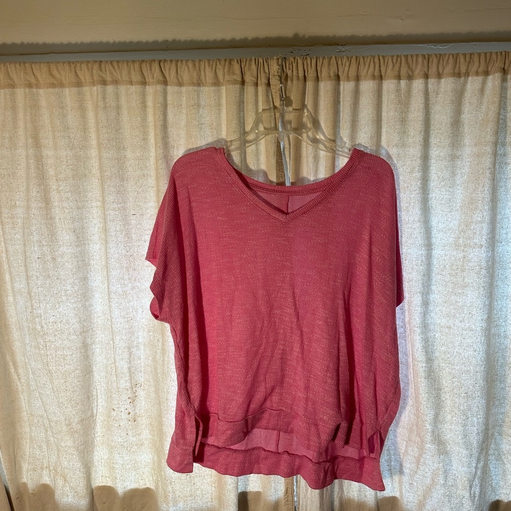 Pretty in pink shirt!